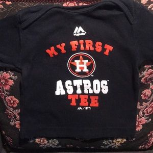 Navy kids houston astros shirt